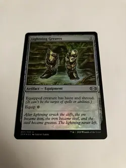 Lightning Greaves: Double Masters, Foil - Image 1