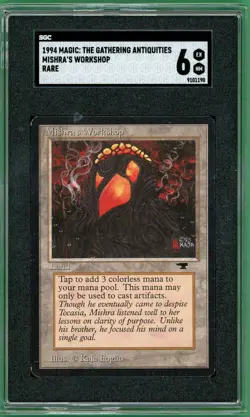 Magic The Gathering MTG Mishra's Workshop (Antiquities) SGC 6 - Image 1