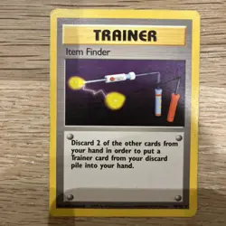 Pokemon TCG Item Finder Base Set 74/102 Regular Rare LP+ - Image 1