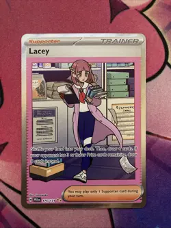Lacey 175/131 Prismatic Evolutions Holo Special Illustration Rare NM EN Pokemon - Image 1