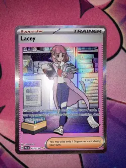 Lacey 175/131 Prismatic Evolutions Holo Special Illustration Rare NM EN Pokemon - Image 2