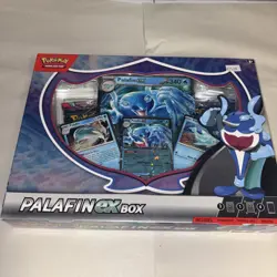 Pokemon TCG Palafin ex Box w 4 Booster Packs + 3 Promos Factory Sealed NEW - Image 1