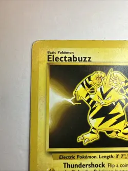 Pokemon TCG - ELECTABUZZ - 20/102 - RARE - UNLIMITED - BASE SET (1999) WOTC - LP - Image 3