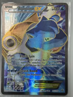 Pokemon TCG Blastoise EX Full Art Ultra Rare XY 142/146 - Image 1
