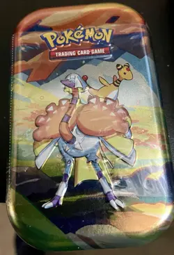 Pokemon Vibrant Paldea Mini Tin - Espathra - Factory Sealed - Image 1