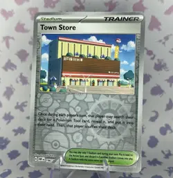 Town Store - 196/197 - Reverse Holo - Pokemon Obsidian Flames - NM - Image 1