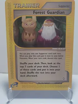 Forest Guardian 123/147 Pokemon Aquapolis Uncommon Trainer LP Used See Pictures - Image 3