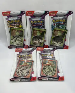 Pokemon Scarlet & Violet Paldea Evolved Growlithe & Smoliv Booster Pack Qty.5 - Image 1