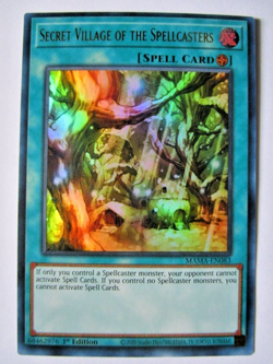 Yugioh! Secret Village Of The Spellcast Mama-en083 Ultra Rare 1st Ed Near Mint!! - Image 1