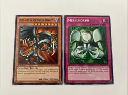 Yugioh - Red-Eyes Black Metal Dragon LCJW-EN031 1st NM X1 + FREE Metalmorph 1st - Image 1