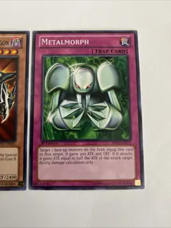 Yugioh - Red-Eyes Black Metal Dragon LCJW-EN031 1st NM X1 + FREE Metalmorph 1st - Image 3