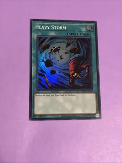Yugioh Heavy Storm #MRD-EN142 Heavy Storm 25th Anniversary Edition Holo Rare - Image 1
