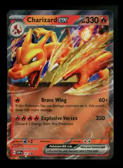 Charizard ex 161 Black Star Promo 2024 SVP Pokemon Card TCG - Image 1