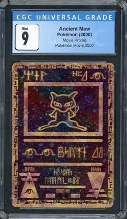 CGC 9 Ancient Mew Movie Promo Holo Pokemon Card B22 - Image 1