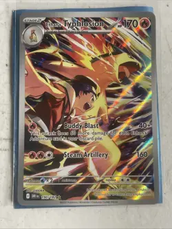 Ethan's Typhlosion 190/182 iIllustration Rare Holo Pokemon Card NM Condition - Image 1