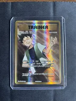 Pokemon TCG Brock's Grit Full Art Ultra Rare Card 107/108 XY Evolutions Holo - Image 1
