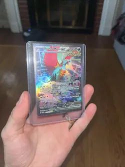 Pokemon TCG Roaring Moon EX 251/182 Paradox Rift Special Illustration Rare Card - Image 1