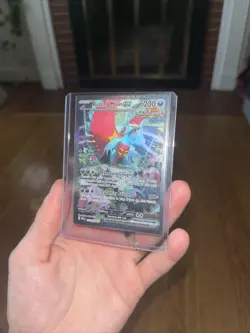 Pokemon TCG Roaring Moon EX 251/182 Paradox Rift Special Illustration Rare Card - Image 2