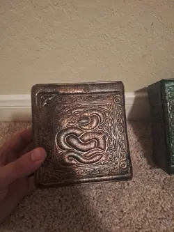 Set Of 2 Ultra Pro Deck-Byndr (1995) Card Storage Emerald Copper TCG MTG - Image 3