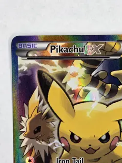 Pikachu EX XY124 Black Star Promo 2016 Holo Pokemon Card TCG - Image 2
