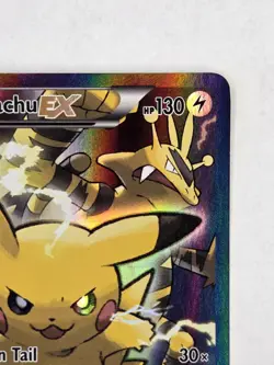 Pikachu EX XY124 Black Star Promo 2016 Holo Pokemon Card TCG - Image 3