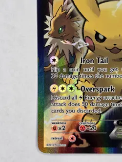 Pikachu EX XY124 Black Star Promo 2016 Holo Pokemon Card TCG - Image 5