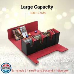 FOTEEMO Card Deck Box For MTG, 4 in 1 Commander Deck Box Magic The Gathering - Image 4