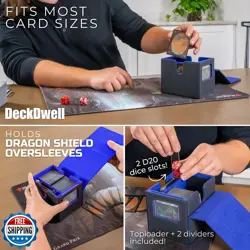 Deck Box for MTG Cards, Trading Commander Deck Case, Fits 250+ Unsleeved Card - Image 4