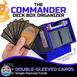 Deck Box for MTG Cards, Trading Commander Deck Case, Fits 250+ Unsleeved Card - Image 5
