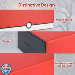 tombert Premium Trading Card Storage Box with 4 Dividers and 4 Insertable Car - Image 2