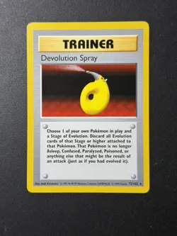 Devolution Spray - Base Set 72/102 Shadowless Rare Pokemon Card - Image 1
