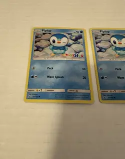 Pokemon TCG Piplup Toys R Us Promo 32/156 Promo Holo (2 Cards) - Image 2