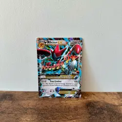 Pokemon M (Mega) Scizor EX 77/122 - Breakpoint Ultra Rare Holo Card - Image 1