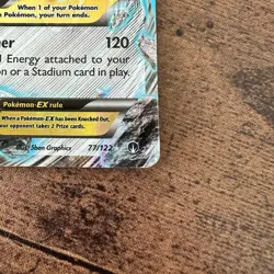 Pokemon M (Mega) Scizor EX 77/122 - Breakpoint Ultra Rare Holo Card - Image 5