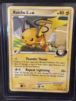 Pokemon Card Lot (7 Cards) - Raichu LV.X, Raichu, Pikachu, Pichu, Groudon & More - Image 4