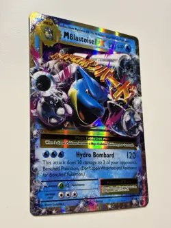 Pokemon TCG Mega-Blastoise EX XY Evolutions Holo Rare Card 22/108 NM Condition - Image 2