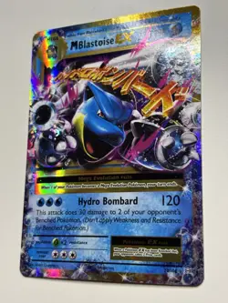 Pokemon TCG Mega-Blastoise EX XY Evolutions Holo Rare Card 22/108 NM Condition - Image 3