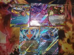 Phantasmal Flames Pokemon 5 Card Lot: Sharpedo 061, Rotom 029, Lopunny 084 +++ - Image 1