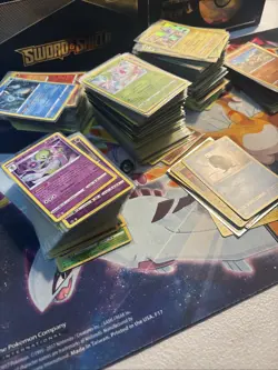 Pokemon TCG Lot Full ETB 500+ Cards Holo Reverse Foil Detective Pikachu Fire - Image 2