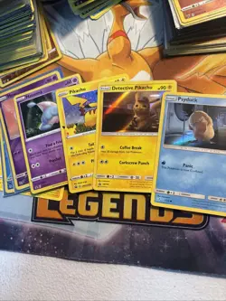 Pokemon TCG Lot Full ETB 500+ Cards Holo Reverse Foil Detective Pikachu Fire - Image 3