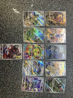 Pokemon Japanese Full Art Pokemon Card Bundle - Image 1