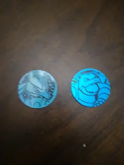 Pokemon Binder With Sleve's And 2 Coins And A Graded 10 Card. - Image 3