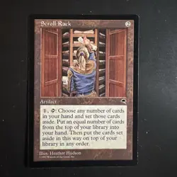 Magic The Gathering Scroll Rack Tempest 1997 Lightly Played LP MTG - Image 1