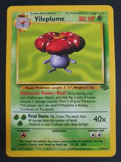 Vileplume 31/64 - Jungle Set - Pokemon Card - Excellent Condition - Image 1
