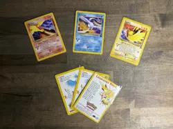 Pokemon Cards Black Star Promo Legendary Birds Articuno Zapdos Moltres 21 22 23 - Image 1