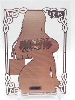 Goddess Story - Pink Metal Waifu Card - Hinata Uzumaki - NUMBERED 098/100 - Image 2