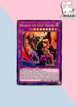 Yu-Gi-Oh! Card Brigrand The Glory Dragon Ultra Rare CH01-EN047 TCG English - Image 1