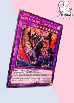 Yu-Gi-Oh! Card Brigrand The Glory Dragon Ultra Rare CH01-EN047 TCG English - Image 2
