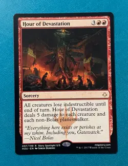 MTG NM Hour of Devastation, Hour of Devastation, Regular, English - Image 1