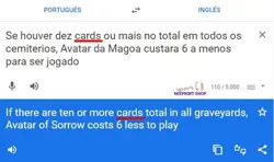 Avatar of Woe Portuguese Mtg MISPRINT Cost less with every card in graveyards - Image 4